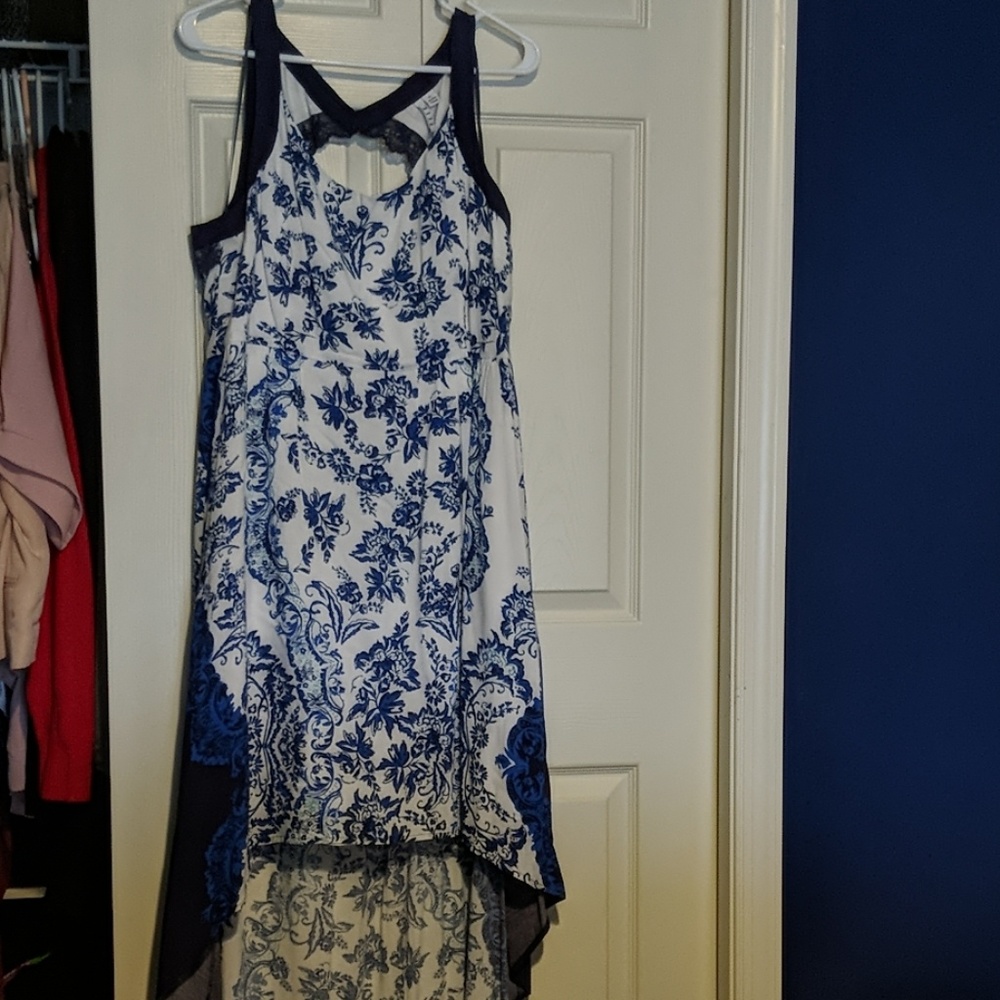 High-low summer dress